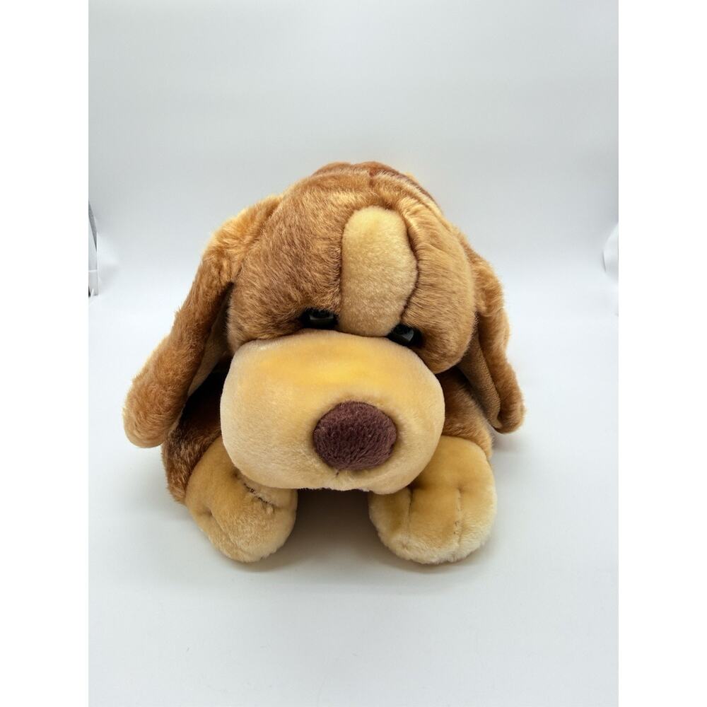 Animal Alley Darby Hound Puppy Dog Brown Toys R Us Plush Stuffed Animal Vtg 13”